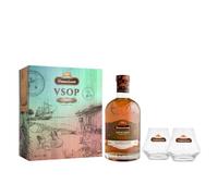 RHUM DAMOISEAU - PACK VSOP 4Y AGED + 2 bicchieri - 0,7l - 42% - Rhum fruttato e agrumato