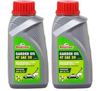 Rhutten, Olio Garden per Attrezzi da Giardino, per Motori 4Tempi SAE 30, Mineral