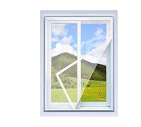 RHVOVNVOM 1pc Bianco Larghezza 70/75/80/85cm Finestra Zanzariera Estate Supporti for schermi è Staccabile e può Essere Pulito Prevenire zanzare Insetti(Width 75cm,Height 75cm)