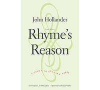 John Hollander Rhyme's Reason (Tascabile)