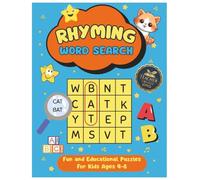 Rhyming Word Search: Fun & Educational Puzzles For Kids Ages 4-8