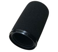 RhymKawa Copertura per microfono per Shure SM7B POP filtro RK345B, ricambio SM7B, in schiuma, con anello di fissaggio colorato, per eleganti decorazioni podcast (nero)