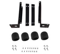 RhymKawa Kit di montaggio a doppio rack per Shure BLX4R, ULXD4 e P3T Coppia di trasmettitori wireless da installare in una custodia rack