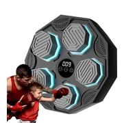 Rhythm Boxer - Exercise Equipment for Women Men Boys Gym Home Indoor Fitness, Led Lights Boxing Music Workout Machine with Wall-Mounted Feature, Punching Machine Accessory for Sports Training