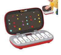 Rhythm Game Machine - 6.1x3.66x1.77in Electronic Speed Trainer for Reaction Boost, Hand-Eye Coordination with Interactive Play, Music Toy for Kids Teens Adults Travel Party, Black, Gift Box