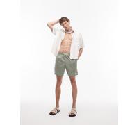 Rhythm - Jam - Pantaloncini classici in lino verdi-Verde W34