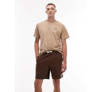 Rhythm - Jam - Pantaloncini classici in misto lino marrone cioccolato W36