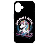 Rhythm & Magic Unicorno Dj Animale Custodia per iPhone 16