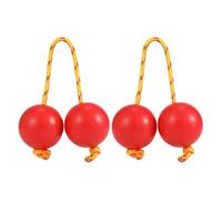 Rhythmic Ball Kashaka Instrument, 1.97 inches African Shaker Music Tool, 2 Pairs of ABS Hand Percussion Balls, Double Gourd Music Egg for Parties, Weddings, and Shows.