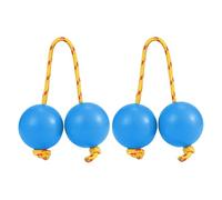 Rhythmic Ball Kashaka Instrument, African Shaker Musical Instruments Diameter: 5cm/1.97inc, 2 Pair ABS Hand Percussion Balls, Music Egg Double Gourd for Parties, Weddings, Shows
