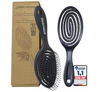 Ri|Do Systems Spazzola districante per capelli - spazzola capelli bagnati mossi ricci - anti rottura e sciogli nodi per extension donna - design a spirale ergonomico - [TESTO MOLTO BUONO]