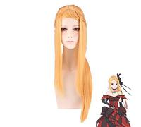 Ri: La vita in un mondo diverso da Zero Priscilla Barielle Parrucche Cosplay Parrucca sintetica per capelli lunghi dritti gialli Gioco di ruolo Hallowe