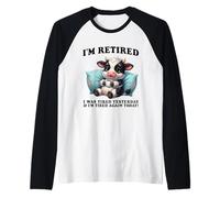 RI-Stanco, Ero Stanco Ieri e Sono Stanco di Nuovo Oggi Maglia con Maniche Raglan