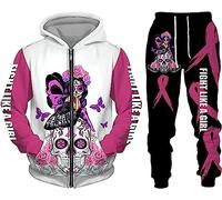 RIAAJ Tuta sportiva da donna con stampa 3D, A1, M