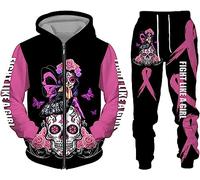 RIAAJ Tuta sportiva da donna con stampa 3D, A7, L