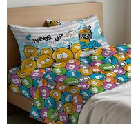 Riad Arredo Mahome Set Completo Letto in Pregiata Flanella 100% Cotone con Trattamento Antipalline - Completo Lenzuola Caldo Cotone Morbide Artigianali Alta Qualità Made in Italy (Youth, Francese)