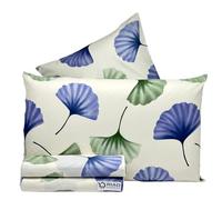 Riad Arredo Set Completo Letto Matrimoniale in 100% Cotone Morbidissimo - Completo Lenzuola in Cotone Delicato (Tokyo Blu Green)