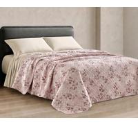 Riad Arredo Trapuntino Piazza e Mezzo Primaverile Estivo Morbida Microfibra 210x250 cm - Copriletto Trapuntato Leggero Delicato Traspirante Anallergico - Japan Rosa