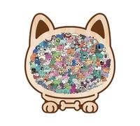 Riaisttd 3D Puff Sticker | 115 Pezzi a Tonalità Morandi Gioco da Tavolo Rilassante,Puzzle in Legno per Adulti | Adatto Per Natale, Bambini, Ragazzi, Famiglia, Amanti, Donne, Spiaggia, Auto E Infanzia