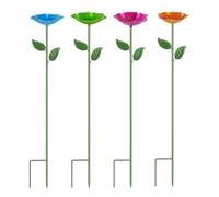Riaisttd Abbeveratoio per e fiori, decorazione da giardino, 4 pezzi, per interni ed esterni, , cortile, fattoria, prato, , balcone
