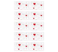 Riaisttd Adesivi Per Il Colpo Di Golf | 10 Fogli Con Le Guide Di Allineamento,Etichette Per La Pratica Di Golf Con Mazze,Per Le Atlete Donne Che Eseguono Lo Swing Per Gli Sport Indoor E Outdoor