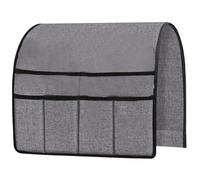 Riaisttd Armrest Organizer, Non Slip Sofa Storage Pockets, Multi Slot Couch Holder with Cup And Device Space, Polyester Fabric Armchair with Reinforced Stitching, Living Room Accessory, Remote Gadget