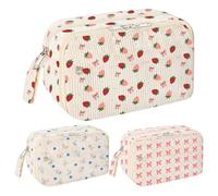 Riaisttd Case, Aesthetic Pen Organizer, Multi Compartment Zipper Pouch, 8,46 x 5,31 x 3,5 pollici Compact Storage for Mations, Stationery, Makeup, Travel, School, Office, Crafts, and Everyday