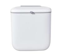 Riaisttd Compost Bin Kitchen, 2.64 Gallon Garbage Can with Lid, Foldable Small Waste Bucket, Compact Container for Sink, Cupboard, Bathroom, Bedroom, RV, Campeggio Use