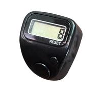 Riaisttd Contatore a dita a cinque cifre, silenzioso | Contatore digitale a mano per golf, biblioteca, golf, sport, allenamento, conteggio merci, maglia, uncinetto, pesca