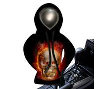 Riaisttd Copertura Per Pomello Del Cambio - Rivestimento Creativo Divertente A Tema Teschio,Per Interni Auto,Per Hobby Divertimento Stile Di Vita Personale Guida Quotidiana E Casa