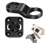 Riaisttd Cycling Phone Mount, Motorcycle Handlebar Holder, regolabile angolo in alluminio, 9 x 6 x 3 cm, 3,54 x 2,36 x 1,18 in, Ergonomic Back Clip, for Dirt, Mountain Biking, Navigation Use