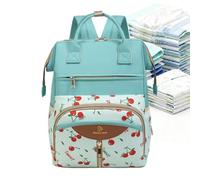 Riaisttd Diaper Bag Backpack, Maternity Nappy Tote for Baby Travel, Insulated Bottle Pockets with Changing Pad, Multifunctional Nursing Backpack for Dad Mother Father 14.96x10.24x7.09 Inches