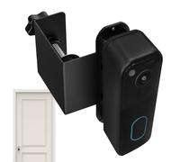 Riaisttd Doorbell Mount, Adjustable Angle Holder, No Drill Camera Bracket, 5.31x3.07x3.34inch, Weatherproof Secure Frame Design, for Home Apartment Dorm Renter Room Outdoor Entry Use