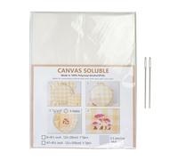 Riaisttd Embroidery Film, Soluble Stabilizer, Knitting Water Sheet, Fabric Cloth with Easy Handling, Washable Film for Stitching Basting Shirt Flower Letter Bags Halloween Beginners Hand Crafts