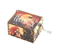 Riaisttd Engraved Hand Musical Box, Vintage Halloween Decor