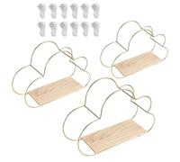 Riaisttd Floating Shelf, Cloud Wall Shelves, Storage Organizer, Modern 3-Piece Rack, Decorative Display Ledge, Minimalist Accent for Bedroom, Living Room, Kitchen, Nursery