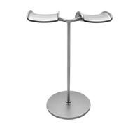 Riaisttd Headphone Stand, Hook Headphone Hanger, Metal Desktop Headphone Storage Rack, Headphone Display for All Earphones, Sturdy and Stylish Headphone Organizer for Desk