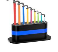 Riaisttd Hex Wrench Holder, L-Shaped Rack, Quick-Release Organizer, 4.84 Inch, Non Slip Storage Tray, Precision Fit Design, For Tool Carts, Garage Benches, Plumbers and Technicians