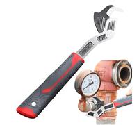 Riaisttd Locking Pipe Wrench Tool | Regolabile - Locking Wrench with Anti-Slip Handle | Professional Grade Wrench for Plumbing and Maintenance | Tool for Every Toolbox (Sturdy Costrution)