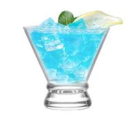 Riaisttd Margarita Cocktail Glasses, 200 ml Wine Drinking Glasses Kit, Thickened Base Drinking Set for Home, Bar, Cafe, Family Gathering, Nightclub - Elegant & Glassware for Cocktail