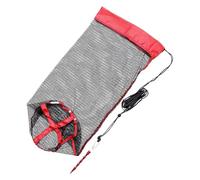 Riaisttd Nylon Fishing Net Bag, Lightweight Drawstring Fish Mesh Bag, Fishing Gear For Outdoor Activities, Fishing Trips, And Catch Storage, Essential Fishing Accessory