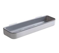 Riaisttd Over Toilet Shelf, Bathroom Storage Rack, No Drill Adhesive Organizer, Waterproof ABS Material, Space-Saving Design, Easy Installation, Compact Size, for Kitchen Apartment Bathroom