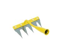 Riaisttd Rastrello da Giardino | Utensile Resistente da Dissodare Il Terreno | Strumento estirpatore | per Giardino, Prato, Cortile, Aiuola, Serra, Vivaio, Frutteto, Azienda Agricola, Esterno