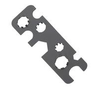 Riaisttd Rubinetto Aeratore Removal Tool, Aerator Wrench Extractor, Multi-Size Disassembly Key 2,9 pollici, Non Slip Grip, Easy Maintenance, for Bathroom Kitchen RV Sink Repair