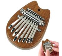Riaisttd Small, 8 Key, Thumb Piano, Pocket, Finger Thumb Piano