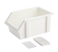 Riaisttd Stackable Pantry Bins, Multi-Purpose Storage Drawers, Space-Saving Toy Organizer, Size About 23,7 x 15,7 x 11,5 cm Kitchen and Kids Room, Ideal for Food, Snack Household Items 549 g