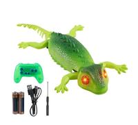 Riaisttd strisciante RC, giocattolo telecomandato a 2 modalità, LED robot ricaricabile, giocattolo per arrampicarsi sulle pareti, divertente gadget RC con movimento flessibile, accessorio per as