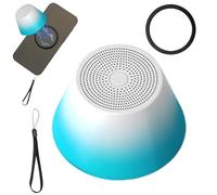 Riaisttd Supporto magnetico per telefono, mini smartphone 2 in 1, altoparlante wireless per donne, uomini, pescatori, escursionisti, escursionismo, spiaggia, casa, ufficio, officina, garage, bagno