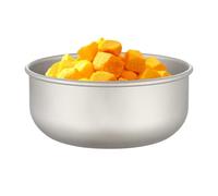 Riaisttd Titanium Salad Bowl | Multi-Use Rice and Fruit Dish | Lightweight Portable Dessert Bowl for Camping, Hiking, Backpacking, and Picnics | Dishwasher Safe for Quick and Easy Maintenance