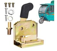 Riaisttd Tractor Door Lock, Latch Handle, Metal Door Hardware, Secure Safety Lock, Easy Installation, Perfect for Trattors, Forklifts, and Electric Tricicles Use